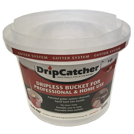Rugg DripCatcher Clear 5 qt Paint Pail DC101D